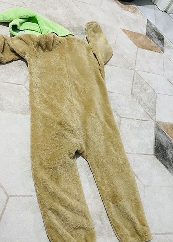 Kahverengi Fermuarlı Bebek Erkek Tulumu - Görsel 4