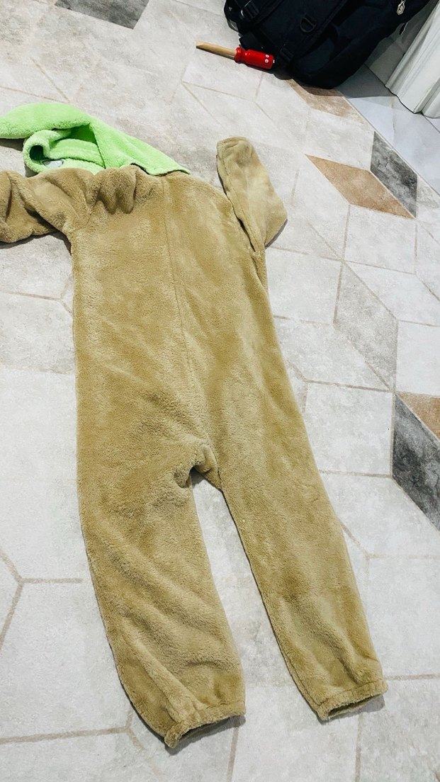 Kahverengi Fermuarlı Bebek Erkek Tulumu - Görsel 4