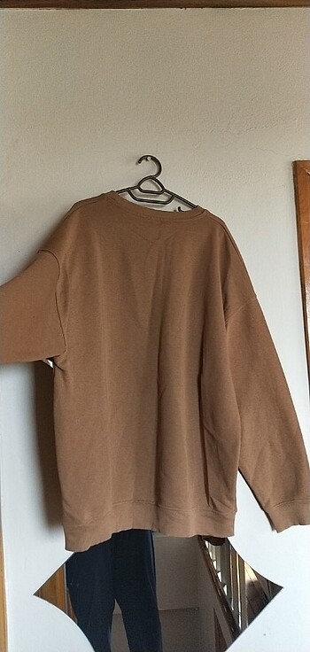 m Beden Camel rengi sweatshirt 