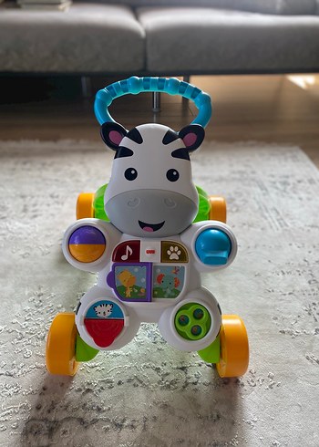 Beden Fisher price ilk adım arkaZebra Figürlü Çok Renkli Bebek Yürütec