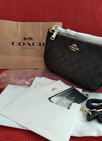 Coach askılı çanta Messico acı kahve 