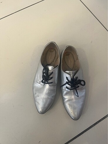 Clarks gri ayakkabı