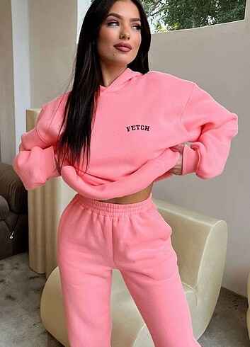 Diğer Fetch orijinal eşofman takımı jogger baskılı oversize model