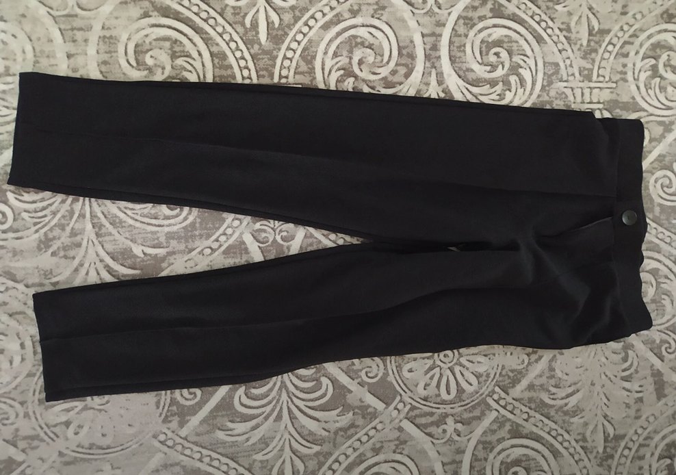 Siyah Fit Kesim Hamile Pantolonu - Görsel 3