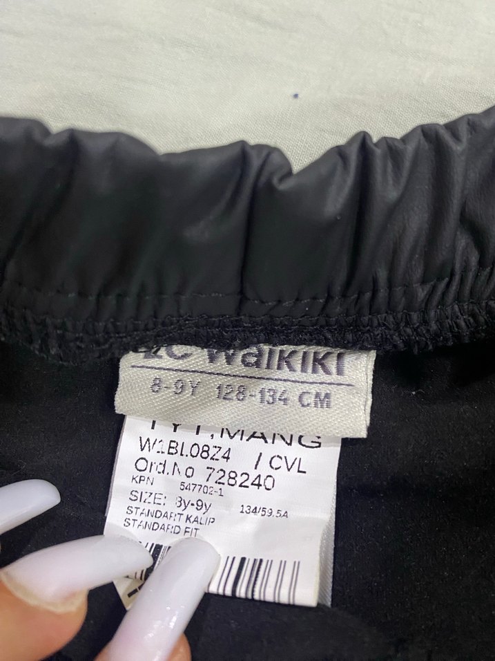 Kız çocuk deri Tayt - Görsel 3