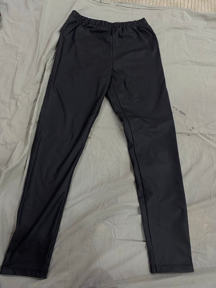 Kız çocuk deri Tayt - Görsel 2