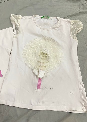 ikili Kız Çocuk Tişört - Görsel 2