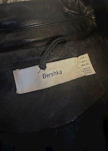 Siyah Deri Biker Ceket - Görsel 4