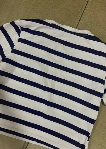 s Beden zara Çizgili Kısa Kollu Kadın Tişört