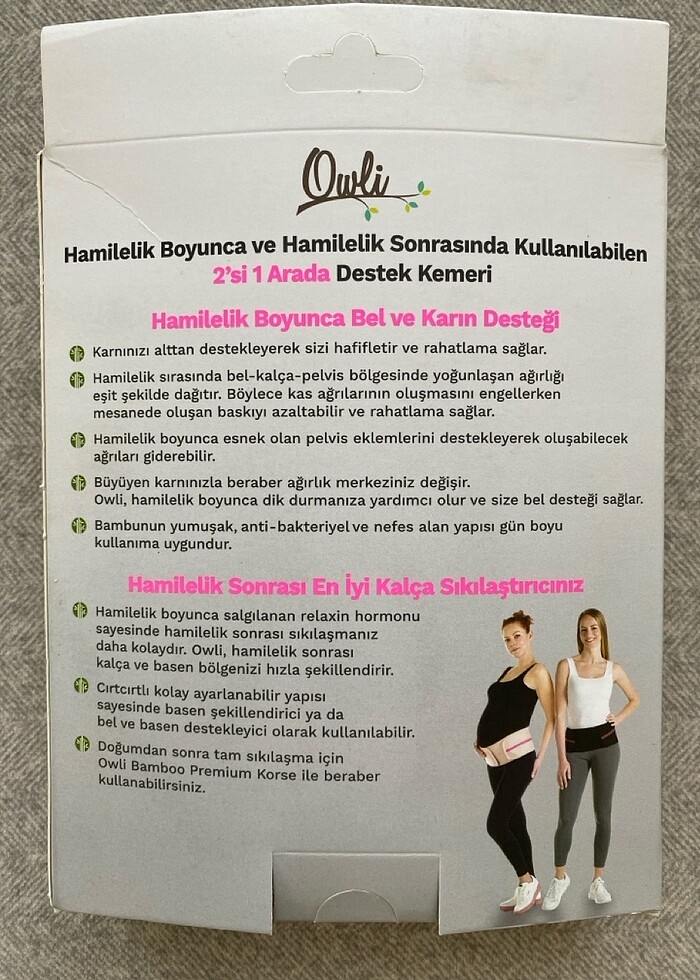 Owli hamile destek kemeri - Görsel 2