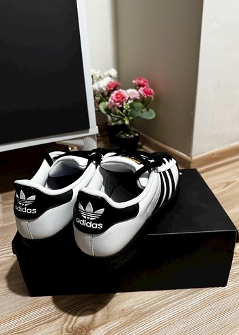 Adidas Superstar Siyah-Beyaz Unisex Spor Ayakkabı 42 - Görsel 3