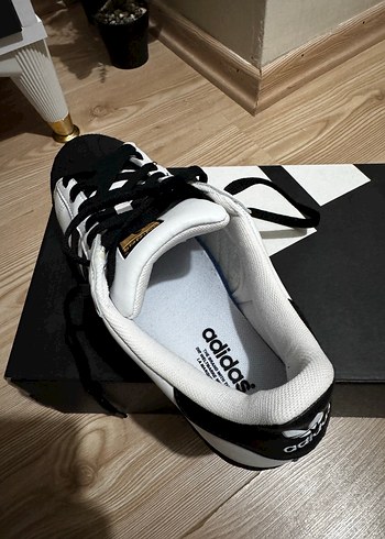 Adidas Superstar Siyah-Beyaz Unisex Spor Ayakkabı 42 - Görsel 7
