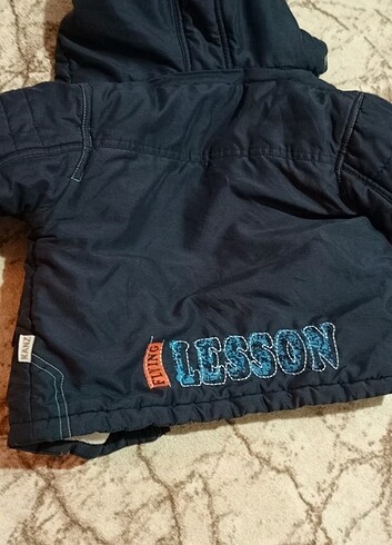 9-12 Ay Beden lacivert Renk Bebek mont