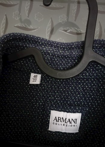 46 Beden Gri Yün Erkek Gömlek, Uzun Kollu, Düğmeli