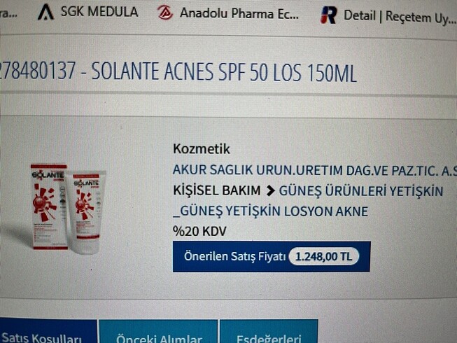 Diğer Solante acnes