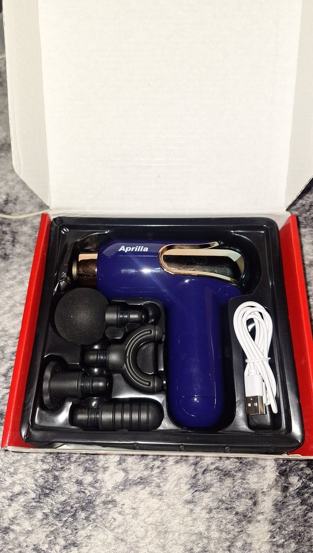 Aprilla Şarjlı Sporcu Masaj Aleti Beyaz - Görsel 2