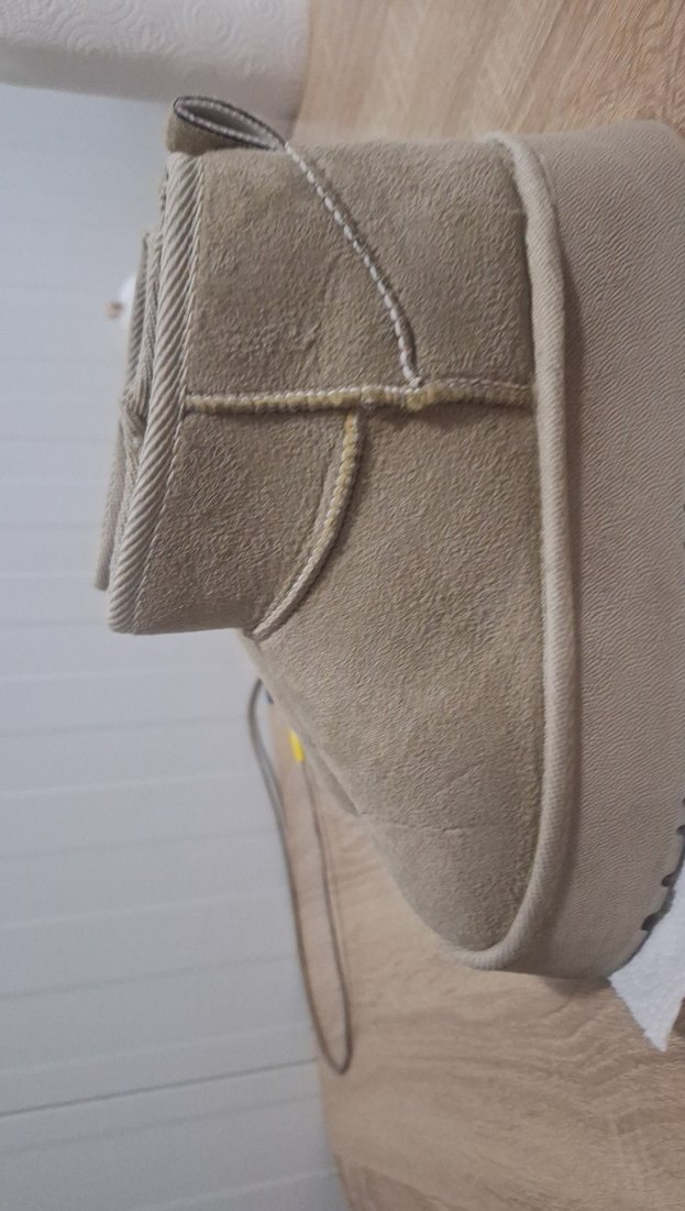 Bej Süet Kürklü Dolgu Topuklu Kadın Bot - Görsel 2