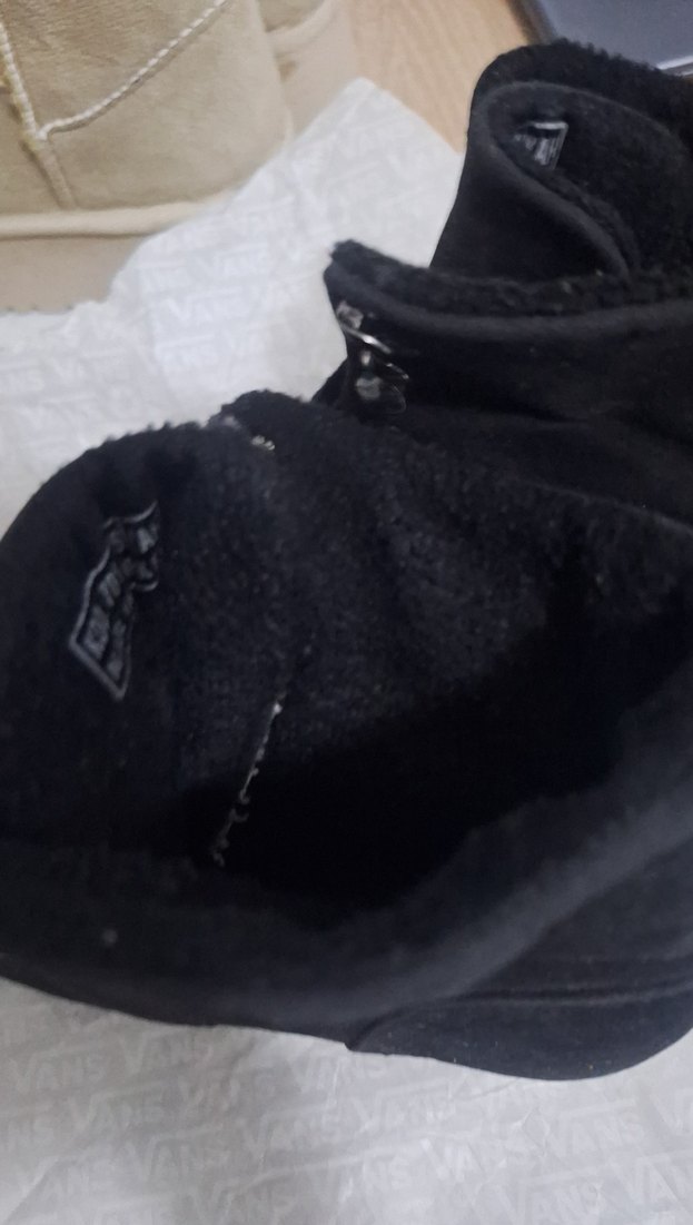 Siyah Süet Bağcıklı Dolgu Topuk Bot - Görsel 4