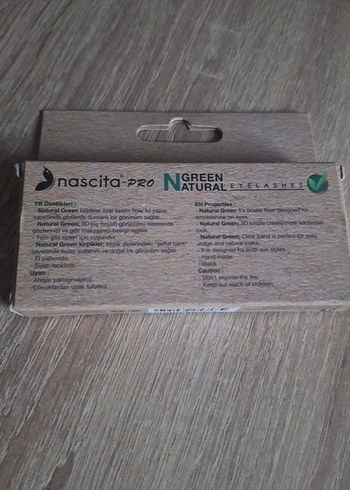 Nascita-Pro Yeşil El Yapımı Takma Kirpik - Görsel 2