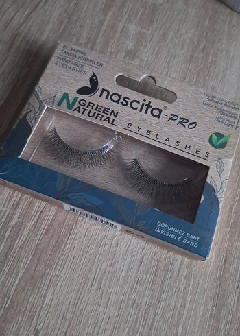 Nascita-Pro Yeşil El Yapımı Takma Kirpik - Görsel 3