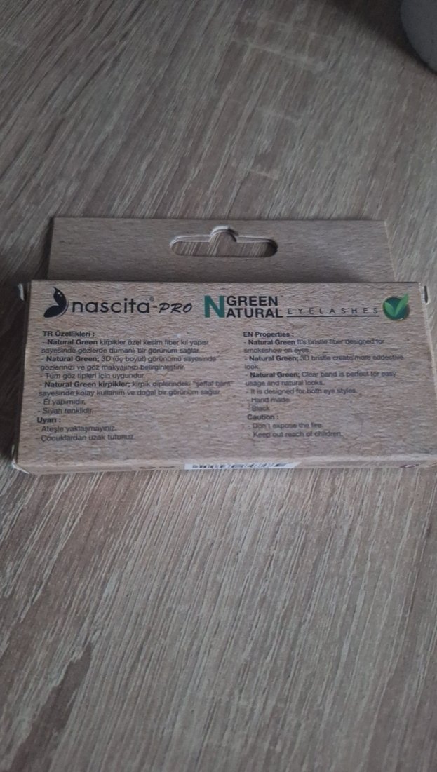 Nascita-Pro Yeşil El Yapımı Takma Kirpik - Görsel 2