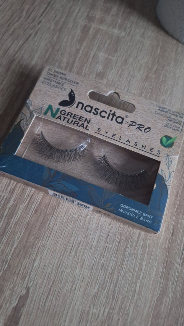 Nascita-Pro Yeşil El Yapımı Takma Kirpik - Görsel 3
