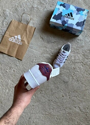 Adidas ADİDAS SÜPERSTAR BORDO MAVİ 42 NUMARA EFSANE A KALİTE