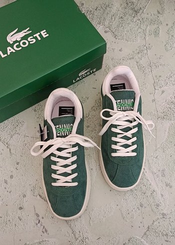 Lacoste Yeşil Süet Kadın Spor Ayakkabı 36//39 arası numaralar - Görsel 4