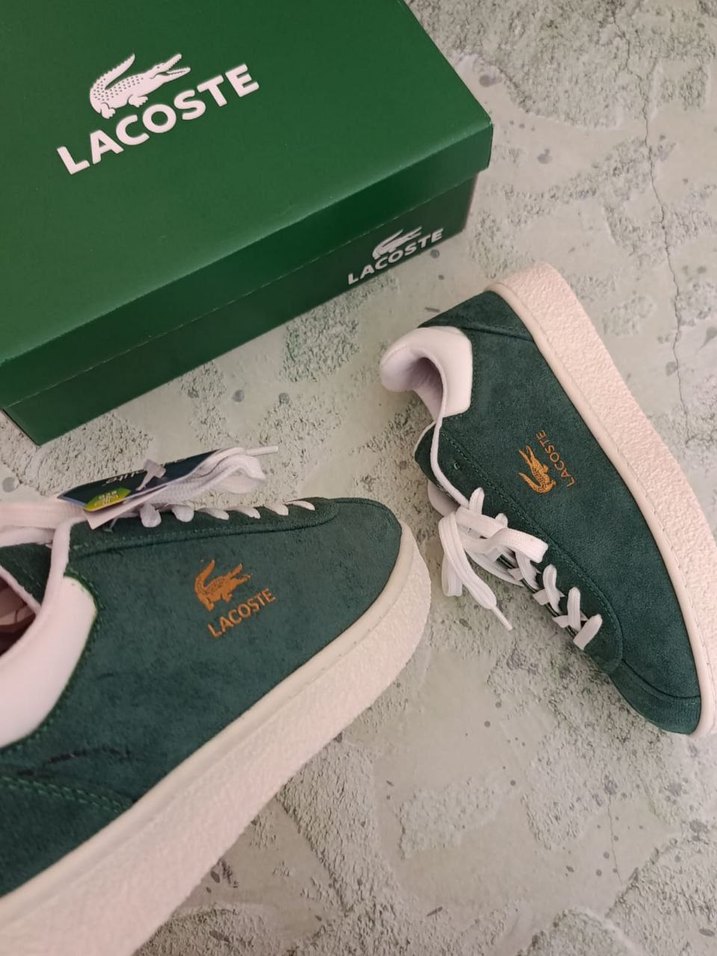 Lacoste Yeşil Süet Kadın Spor Ayakkabı 36//39 arası numaralar - Görsel 3