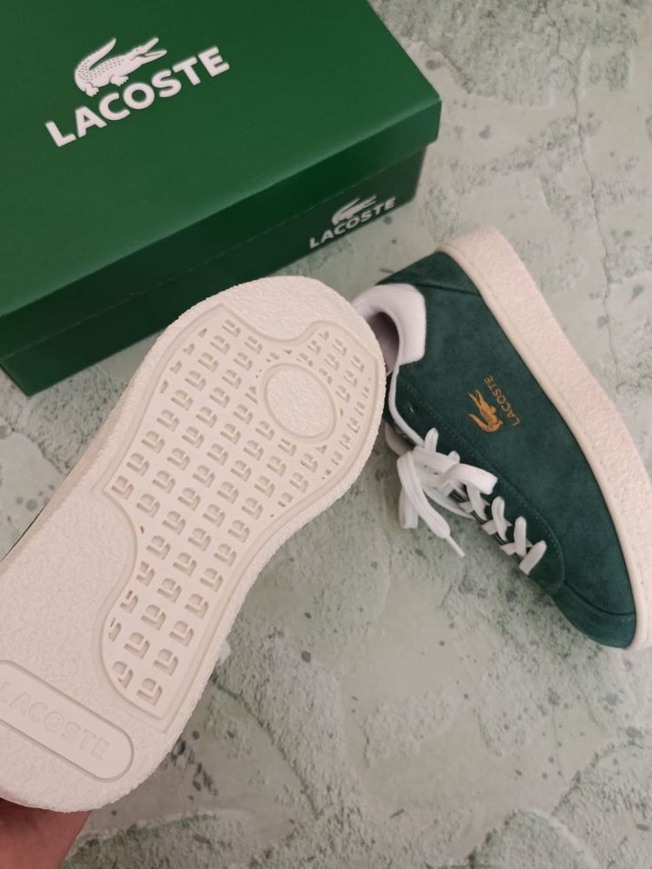 Lacoste Yeşil Süet Kadın Spor Ayakkabı 36//39 arası numaralar - Görsel 5