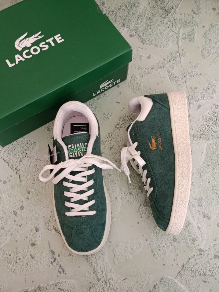 Lacoste Yeşil Süet Kadın Spor Ayakkabı 36//39 arası numaralar - Görsel 2