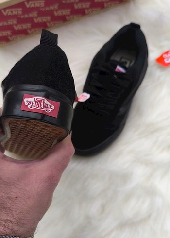 Siyah Vans Bay- Bayan Spor Ayakkabı - Görsel 5