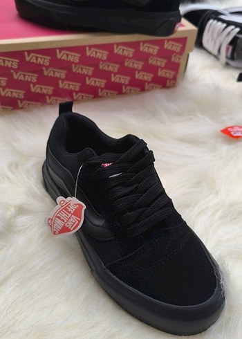 Siyah Vans Bay- Bayan Spor Ayakkabı - Görsel 2