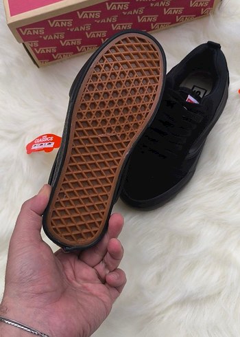 Siyah Vans Bay- Bayan Spor Ayakkabı - Görsel 8