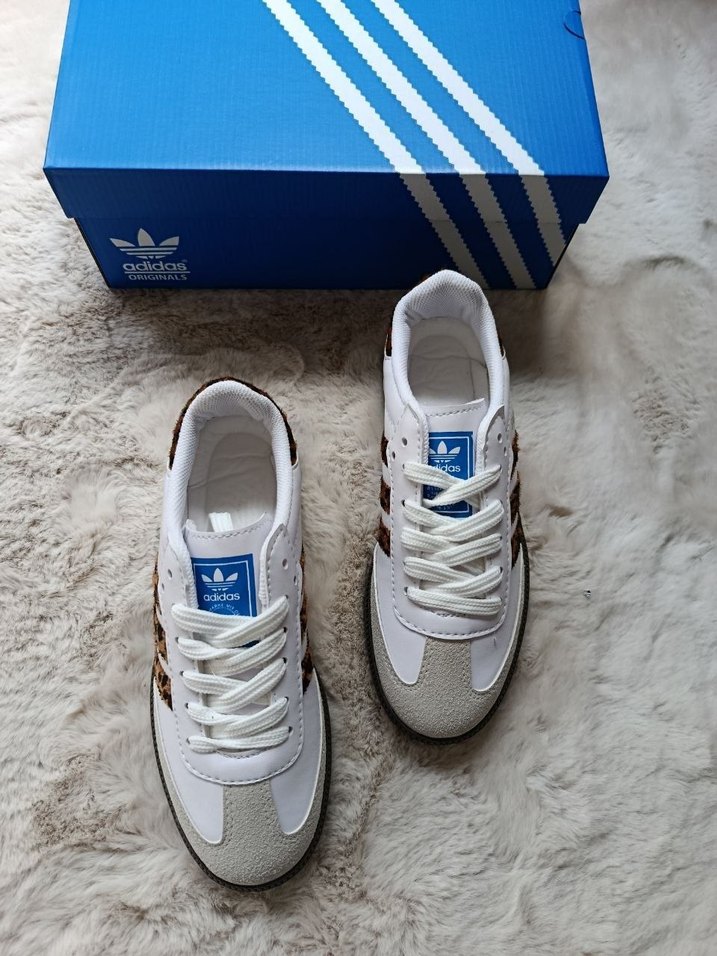 Adidas Samba Leopard Detaylı Beyaz Sneaker — görsel 5/7