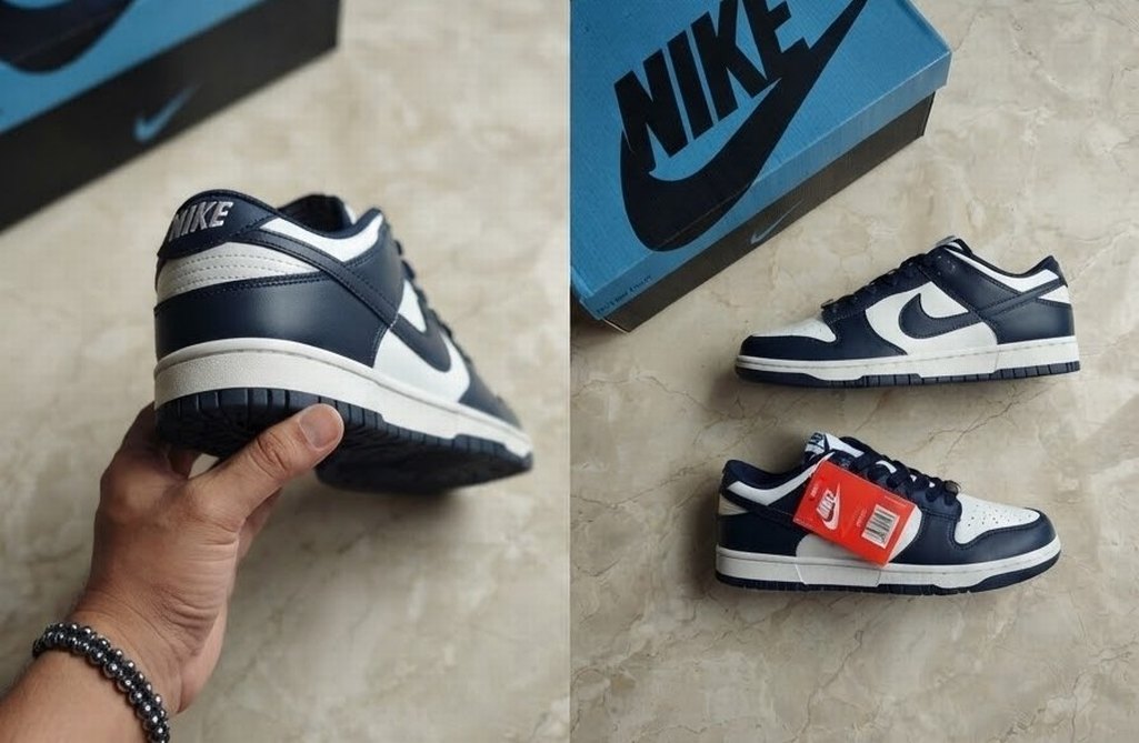 Nike Dunk Low Lacivert-Beyaz Retro Sneaker — görsel 5/10