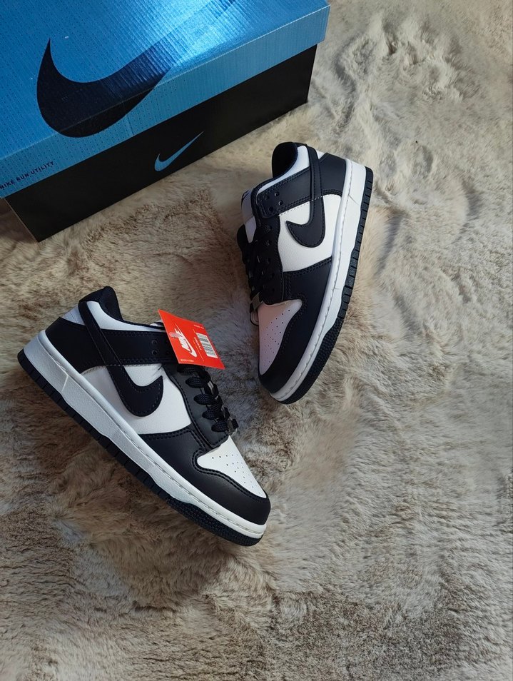 Nike Dunk Low Lacivert-Beyaz Retro Sneaker — görsel 7/10