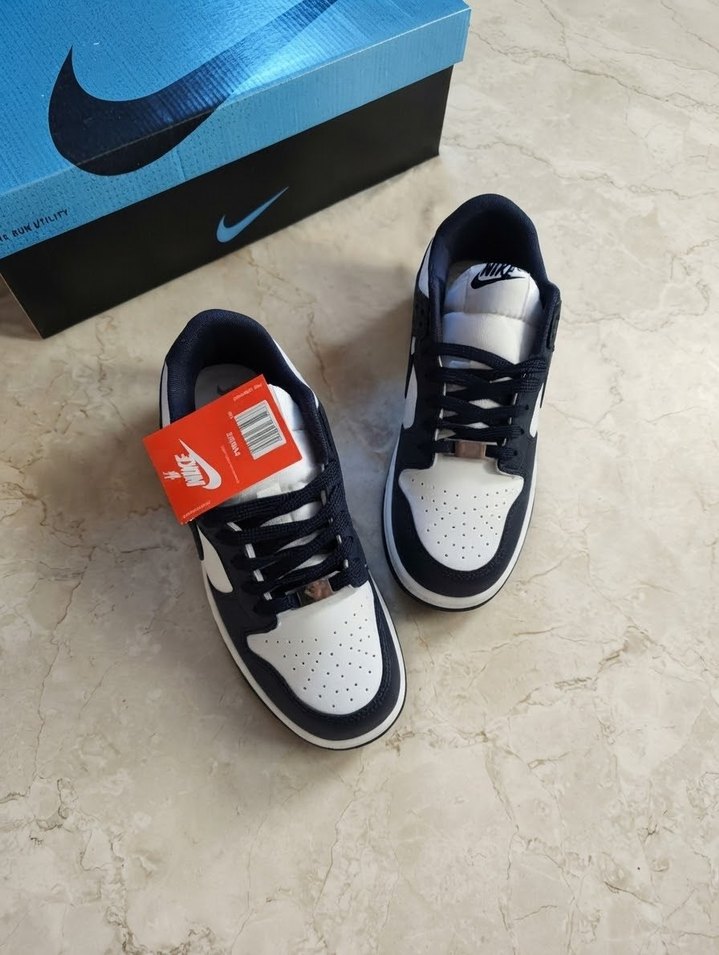 Nike Dunk Low Lacivert-Beyaz Retro Sneaker — görsel 8/10