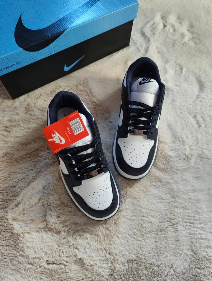 Nike Dunk Low Lacivert-Beyaz Retro Sneaker — görsel 6/10