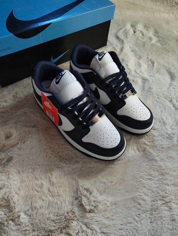 Nike Dunk Low Lacivert-Beyaz Retro Sneaker — görsel 2/10
