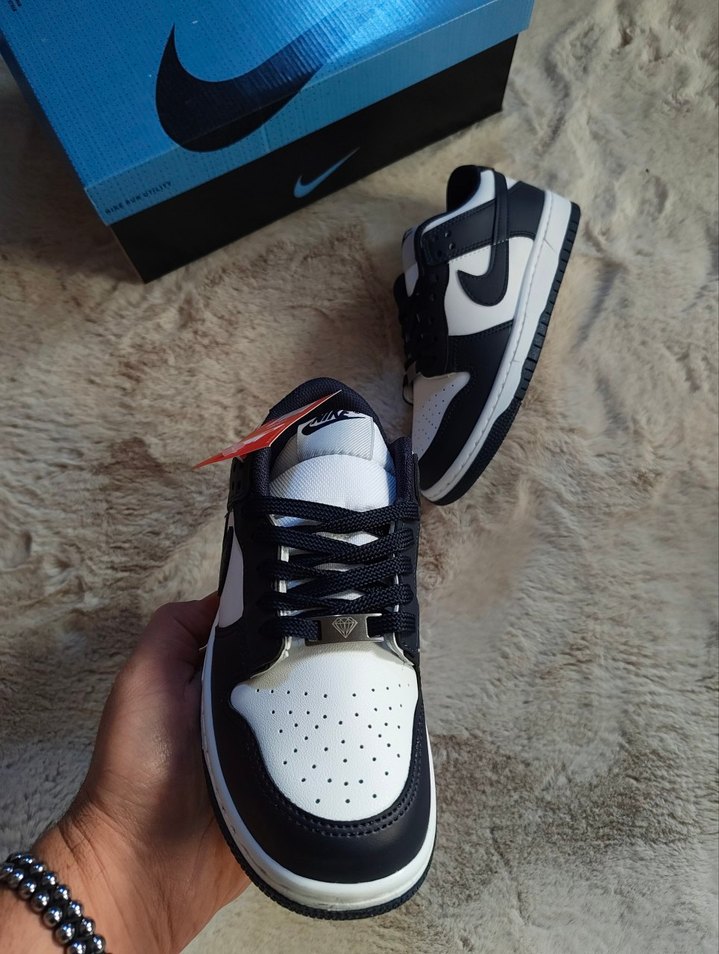 Nike Dunk Low Lacivert-Beyaz Retro Sneaker — görsel 3/10