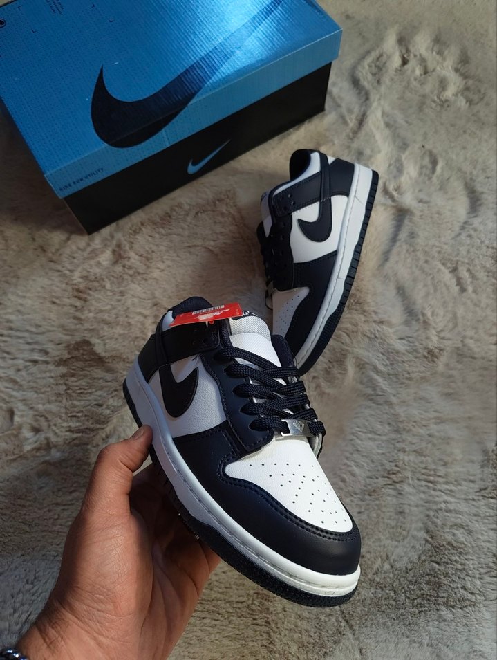 Nike Dunk Low Lacivert-Beyaz Retro Sneaker — görsel 4/10