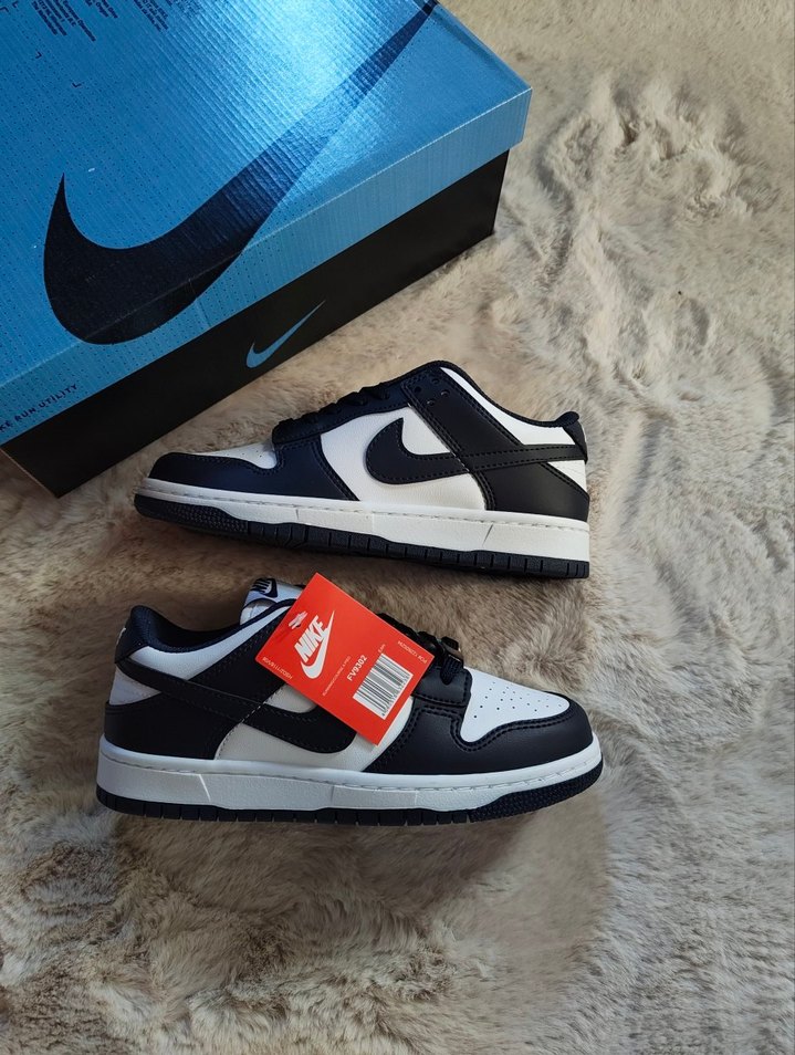 Nike Dunk Low Lacivert-Beyaz Retro Sneaker — görsel 9/10