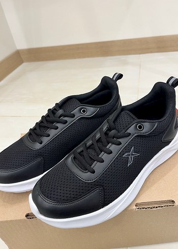 Gri Beyaz Erkek Spor Ayakkabı Velcro - Görsel 5