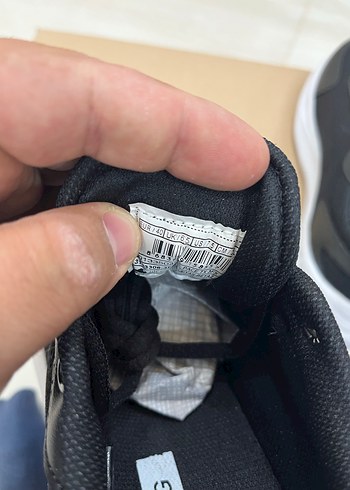 Gri Beyaz Erkek Spor Ayakkabı Velcro - Görsel 3