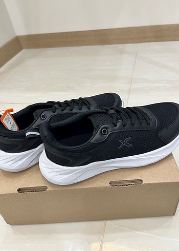 Gri Beyaz Erkek Spor Ayakkabı Velcro - Görsel 7