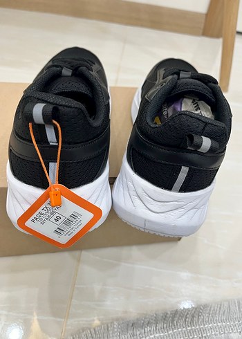 Gri Beyaz Erkek Spor Ayakkabı Velcro - Görsel 4