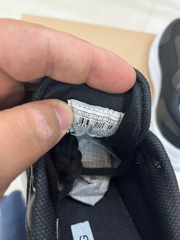 Gri Beyaz Erkek Spor Ayakkabı Velcro - Görsel 3