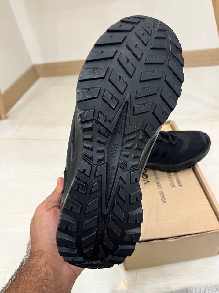 Siyah Bağcıklı Erkek Outdoor Ayakkabı - Görsel 4