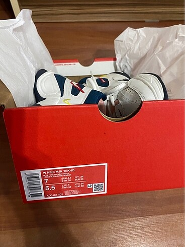 38 Beden çeşitli Renk Nike m2k tekno kadın 38 numara
